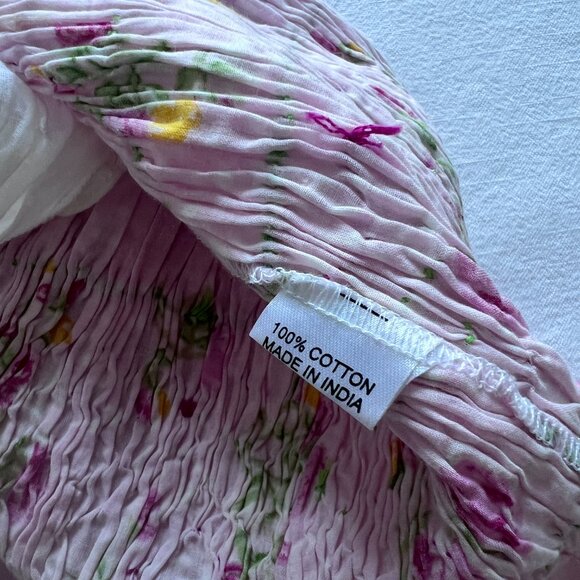 NWT Mary Marshmallow Rouched Smocking Printed Mini Skirt - Picture 4 of 5